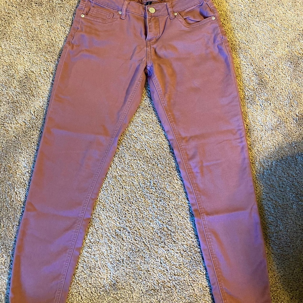 Mauve skinny jeans - 3